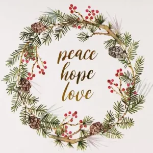 Festive Wreath Christmas Boxed Card Trusted Brand