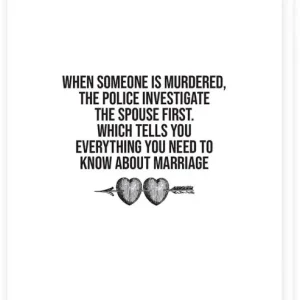 Murdering Spouse Love Card Best Choice