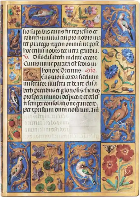 Spinola Hours Softcover Flexis Midi 176 pg Lined Ancient Illumination Best Choice