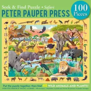 Special Discount Safari Seek & Find 100-Piece Jigsaw Puzzle