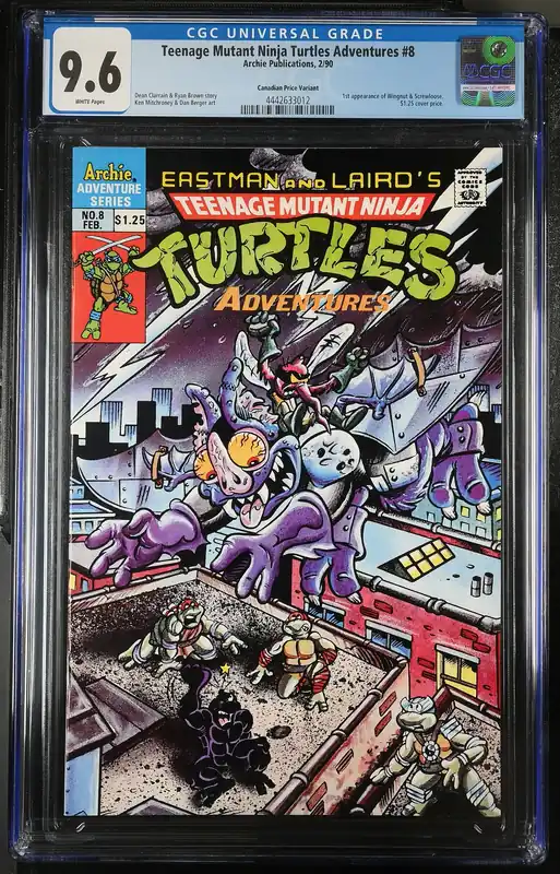 Final Sale Teenage Mutant Ninja Turtles Adventures (1989 Archie) #8 CGC