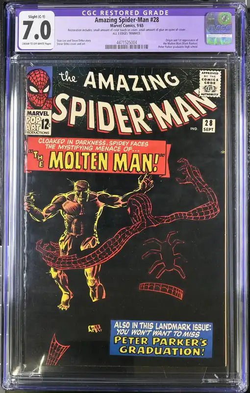 Amazing Spider-Man (1963 1st Series Marvel) # 28 CGC Restored Limited Edition