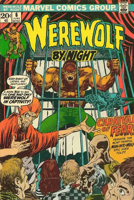 Top Pick Werewolf By Night (1972 1st Series Marvel) #6 Raw