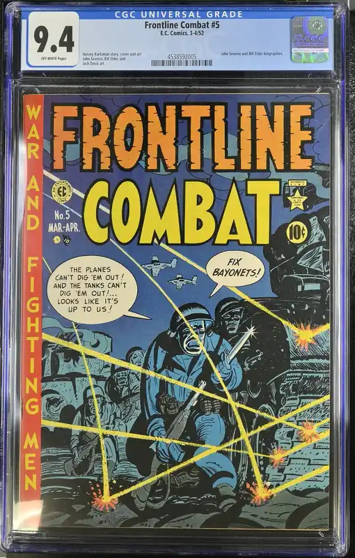 Frontline Combat #5 CGC In Demand